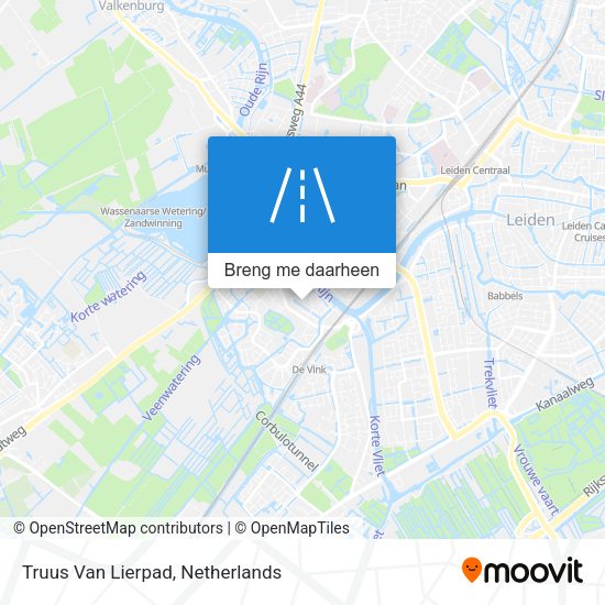 Truus Van Lierpad kaart