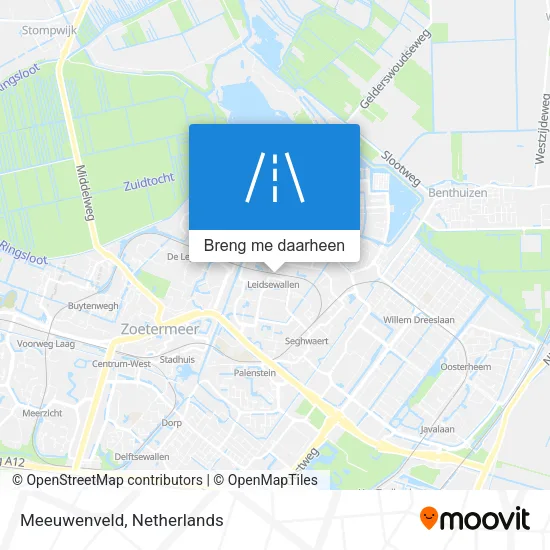 Meeuwenveld kaart