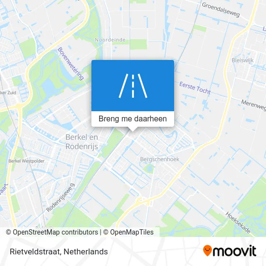 Rietveldstraat kaart