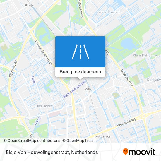 Elsje Van Houwelingenstraat kaart