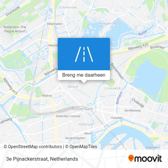 3e Pijnackerstraat kaart