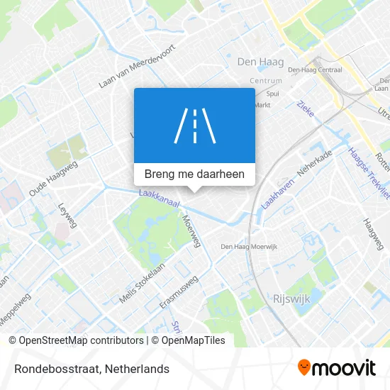 Rondebosstraat kaart