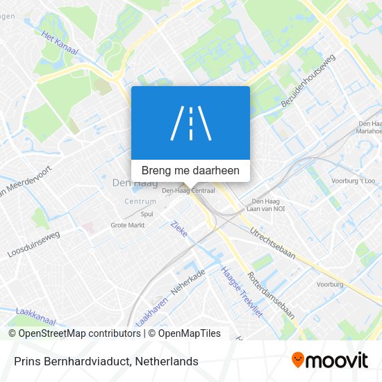 Prins Bernhardviaduct kaart