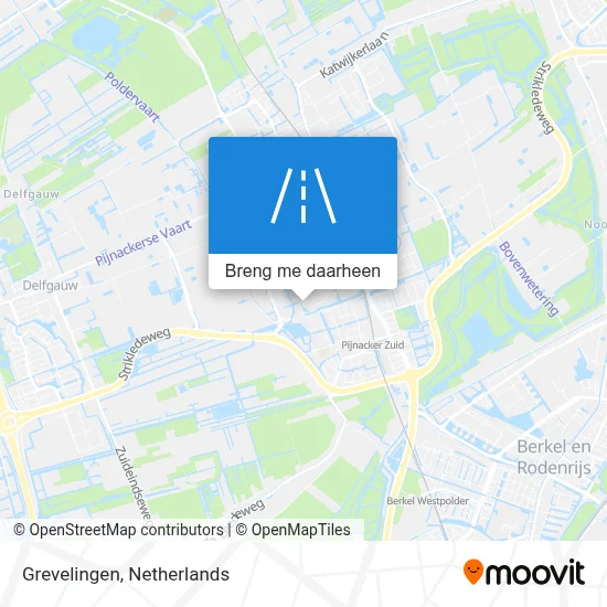 Grevelingen kaart
