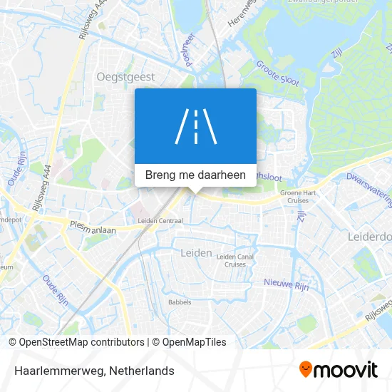 Haarlemmerweg kaart