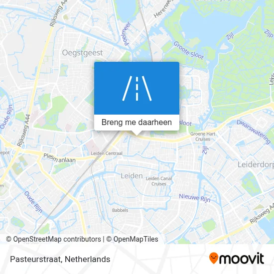 Pasteurstraat kaart