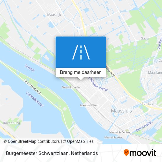 Burgemeester Schwartzlaan kaart