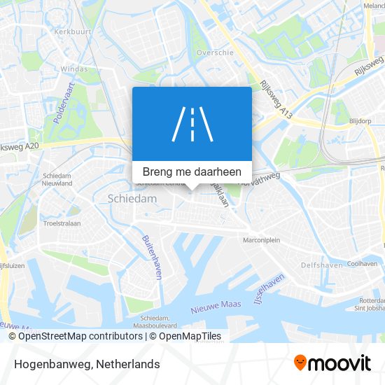 Hogenbanweg kaart