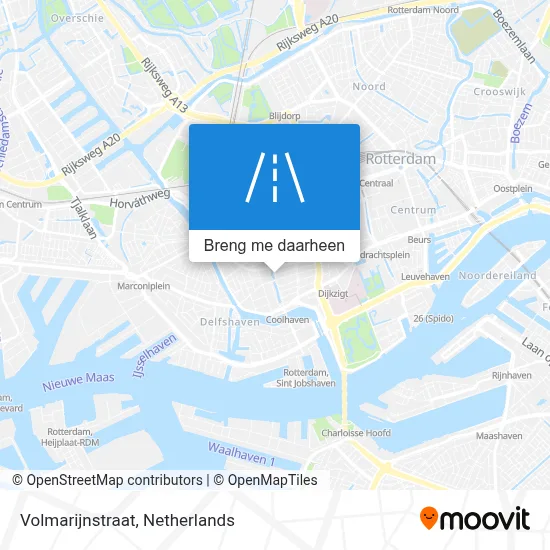 Volmarijnstraat kaart