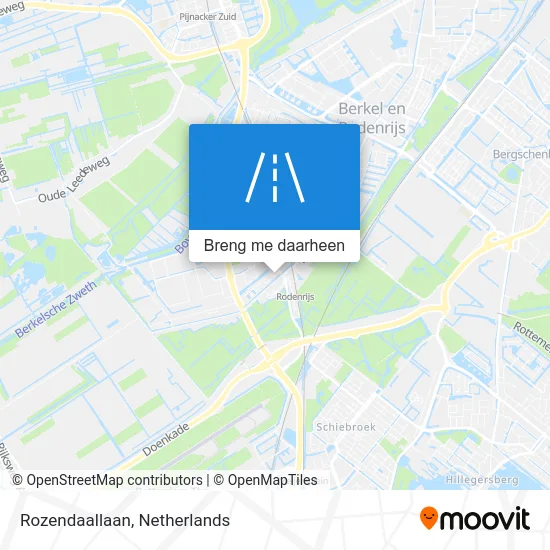 Rozendaallaan kaart