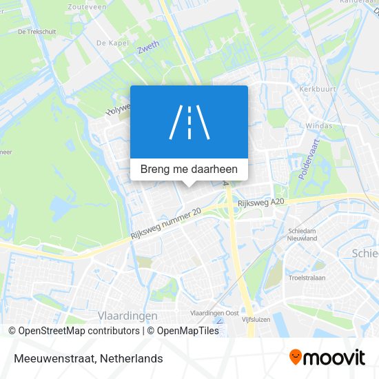 Meeuwenstraat kaart