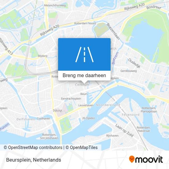 Beursplein kaart