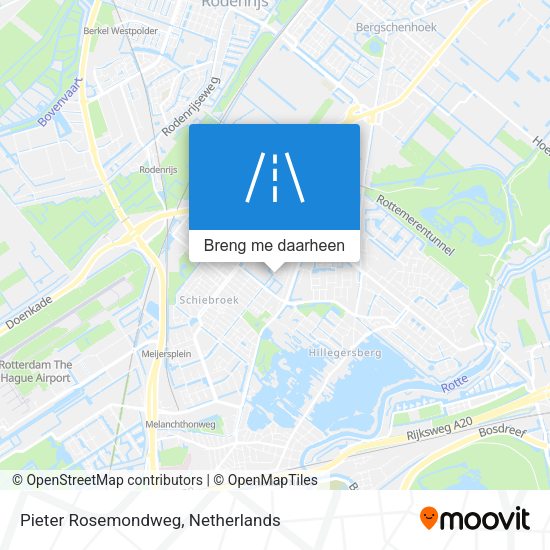 Pieter Rosemondweg kaart