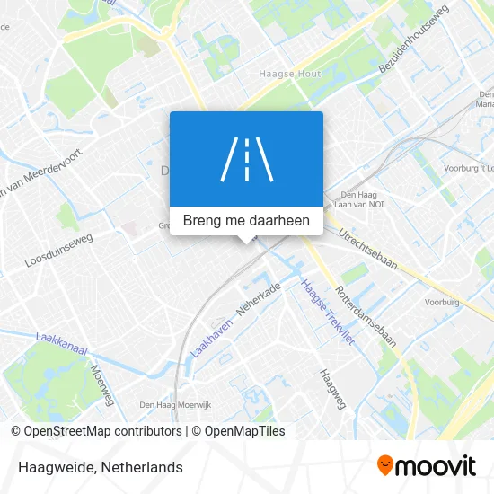 Haagweide kaart