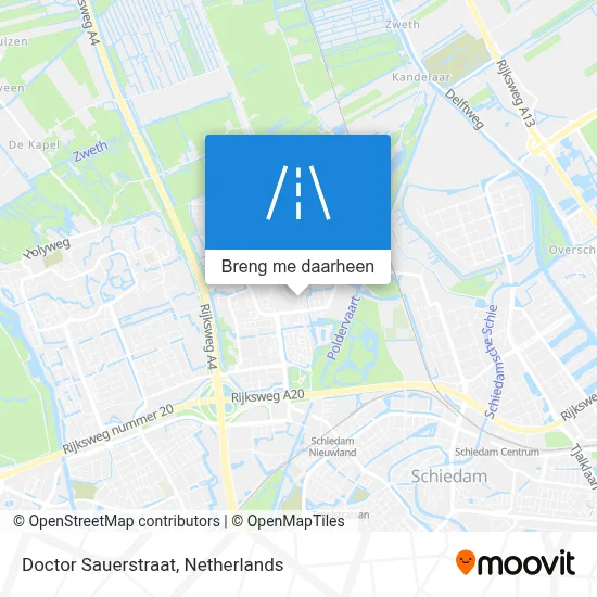 Doctor Sauerstraat kaart