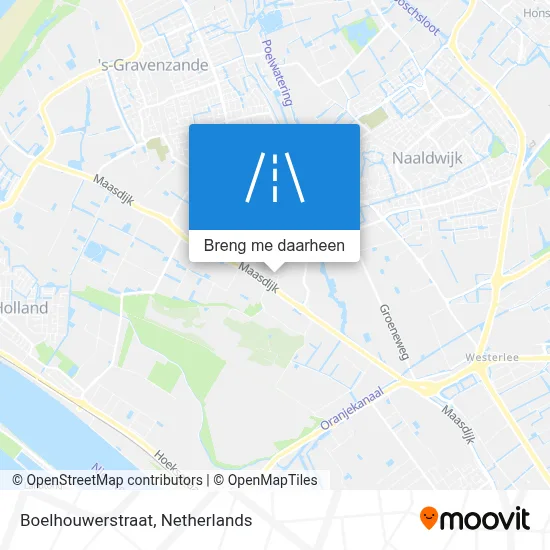 Boelhouwerstraat kaart