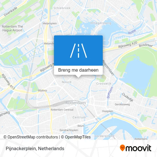 Pijnackerplein kaart