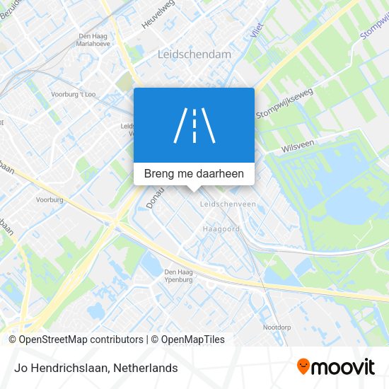 Jo Hendrichslaan kaart