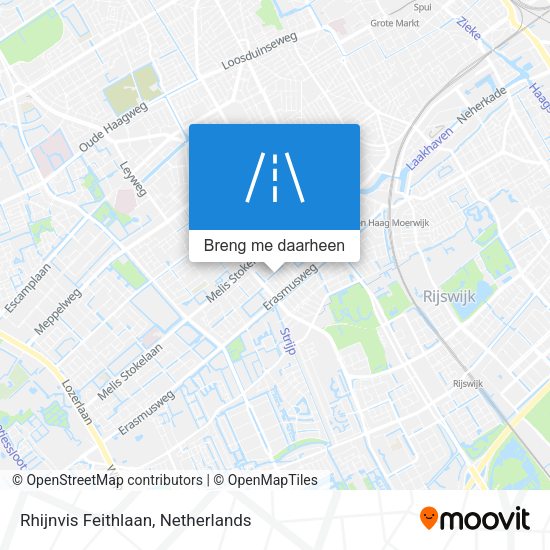 Rhijnvis Feithlaan kaart