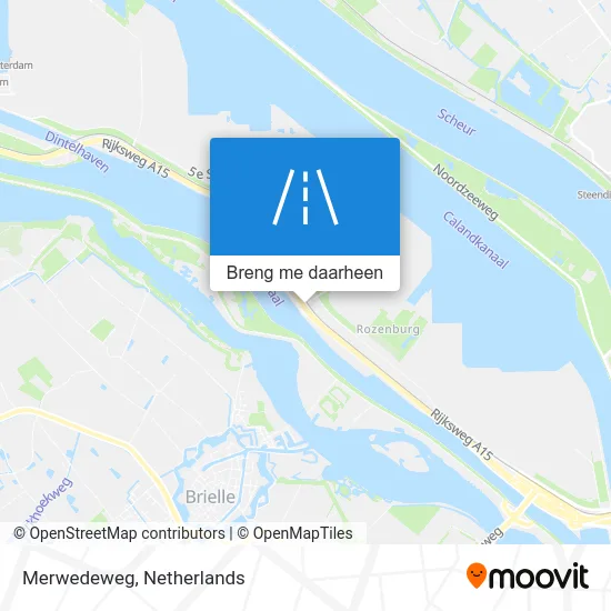 Merwedeweg kaart