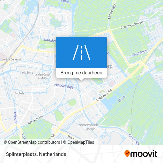 Splinterplaats kaart