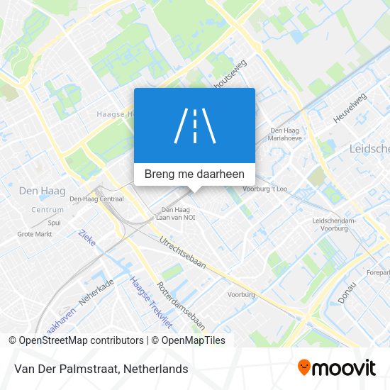 Van Der Palmstraat kaart
