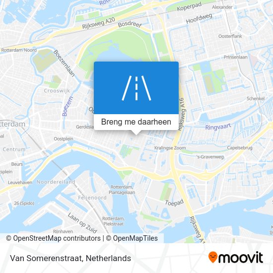 Van Somerenstraat kaart