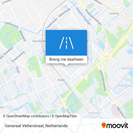 Generaal Vetterstraat kaart