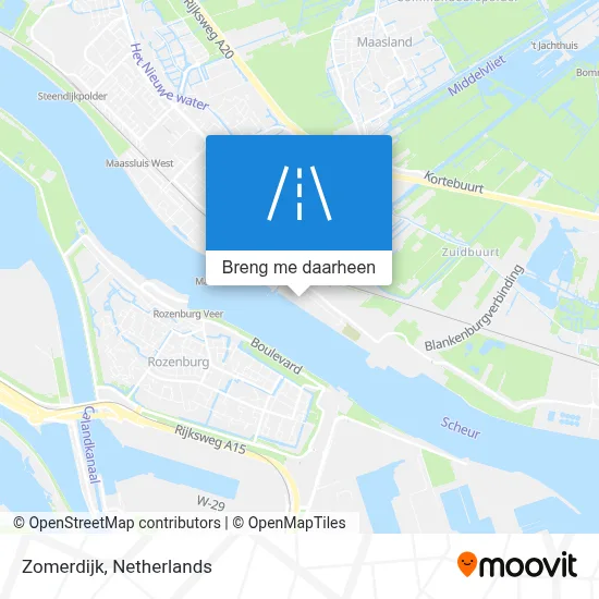 Zomerdijk kaart