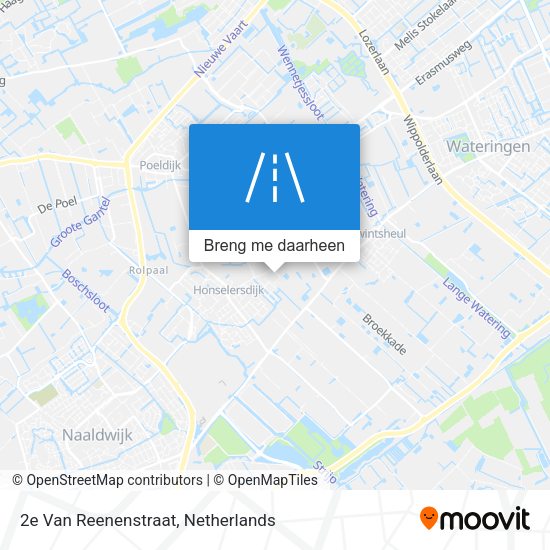 2e Van Reenenstraat kaart