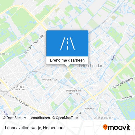 Leoncavallostraatje kaart
