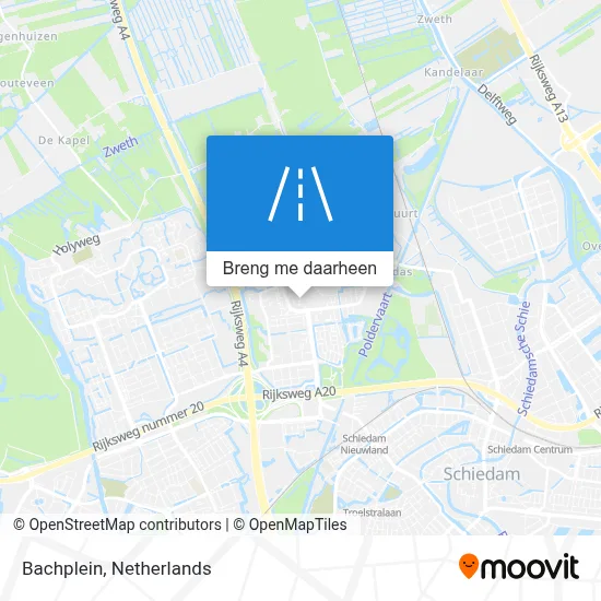 Bachplein kaart