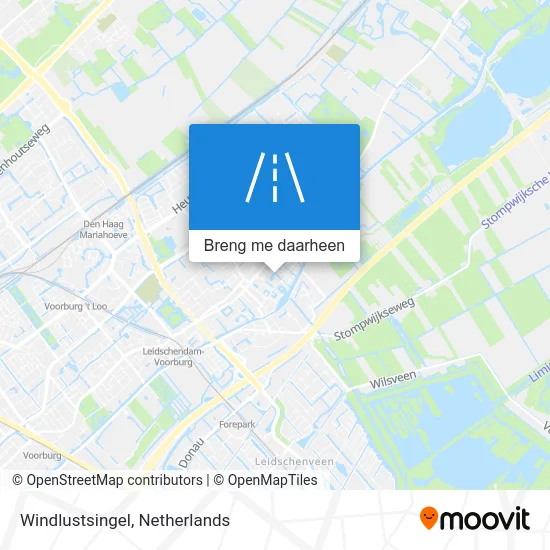 Windlustsingel kaart