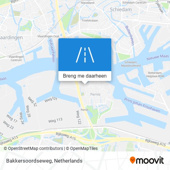 Bakkersoordseweg kaart