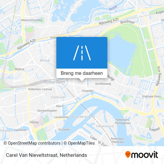 Carel Van Nieveltstraat kaart