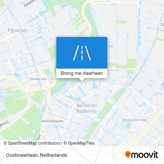 Oostmeerlaan kaart