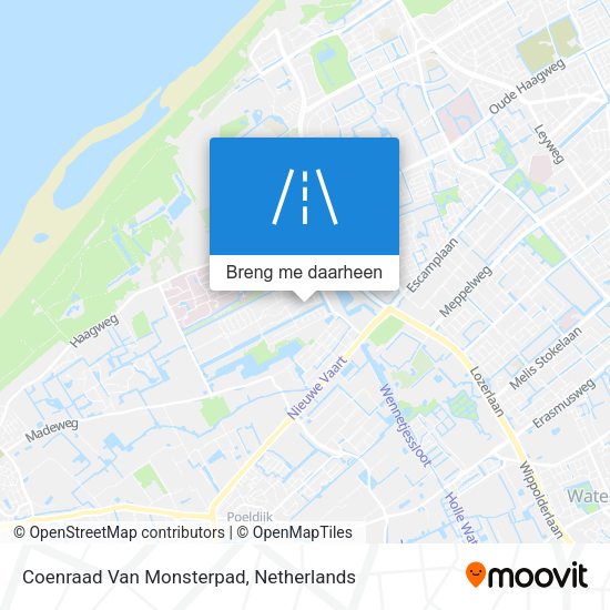 Coenraad Van Monsterpad kaart
