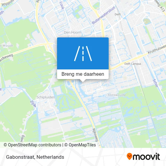 Gabonstraat kaart