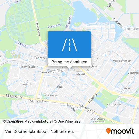 Van Doornenplantsoen kaart
