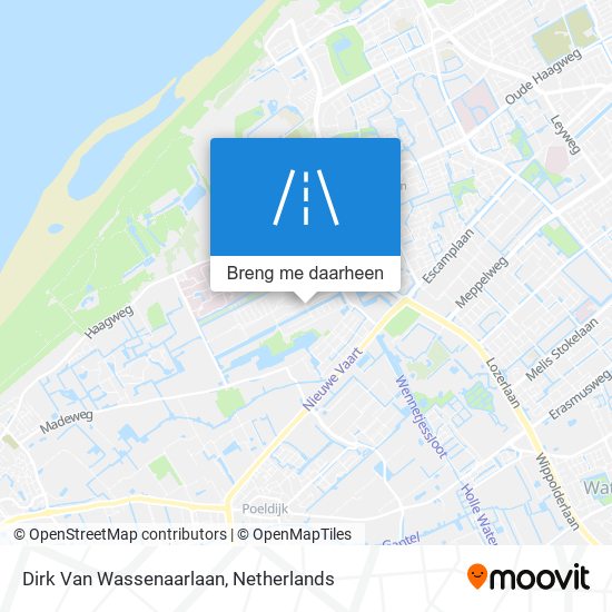 Dirk Van Wassenaarlaan kaart