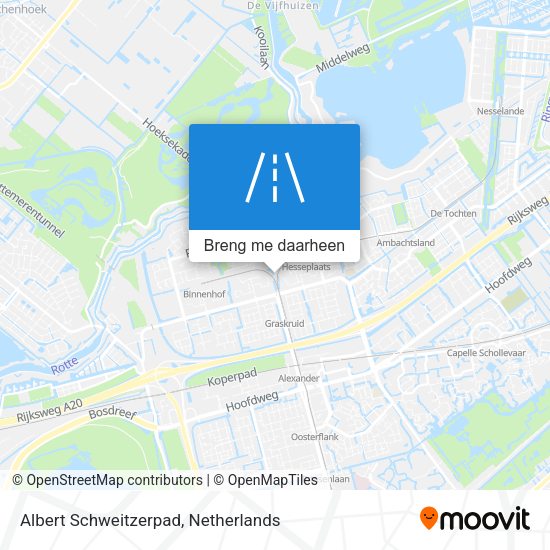 Albert Schweitzerpad kaart
