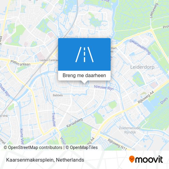 Kaarsenmakersplein kaart