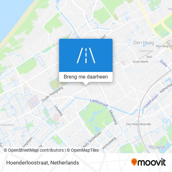 Hoenderloostraat kaart