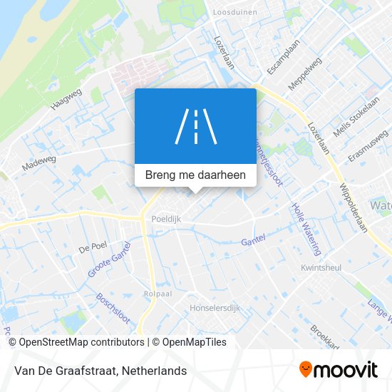 Van De Graafstraat kaart