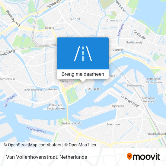 Van Vollenhovenstraat kaart