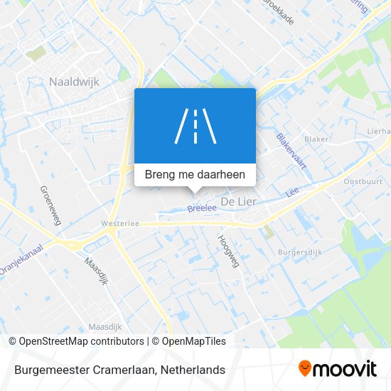 Burgemeester Cramerlaan kaart