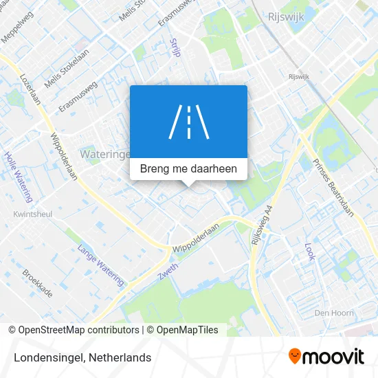 Londensingel kaart