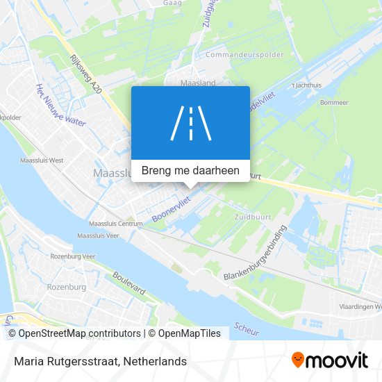 Maria Rutgersstraat kaart