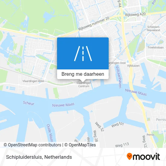 Schipluidersluis kaart