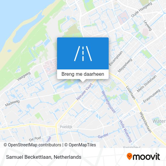Samuel Beckettlaan kaart